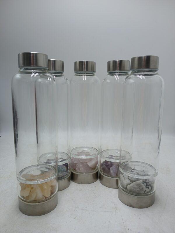 BOTELLAS DE CRISTAL PARA MINERALES