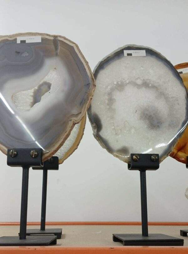 AGATA CHAPA CON BASE METAL - Imagen 2