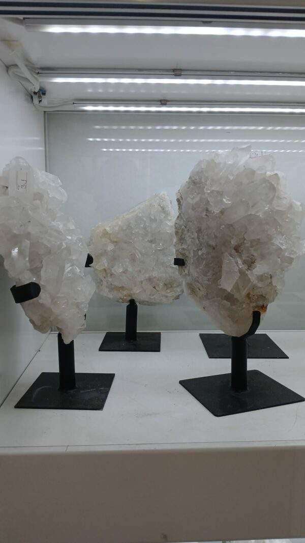 CUARZO BLANCO BASE METAL (3-12KG) - Imagen 3