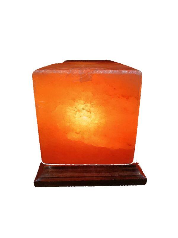 Lámpara sal cubo