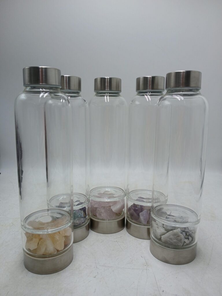 Botellas de Cristal para Minerales