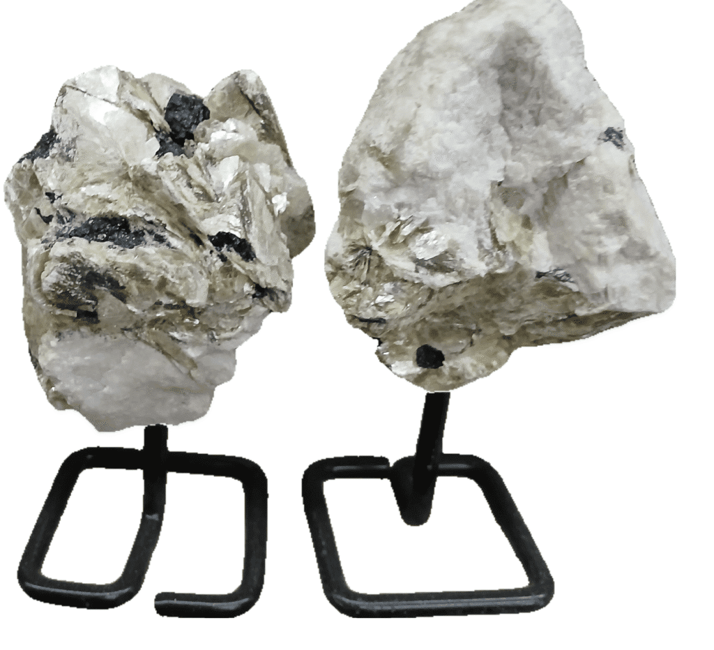 Mica Oro Bruto con base Metal