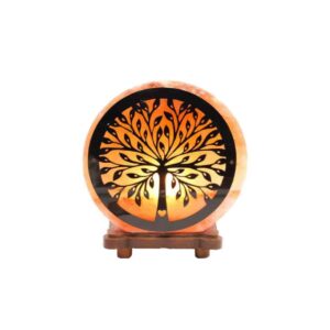 Lampara de Sal Escenario Arbol de La Vida (Corazon)