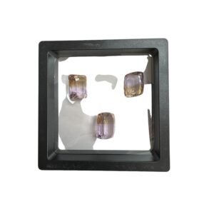 Ametrino Facetado Pack de 3 Piezas (Lote 8)