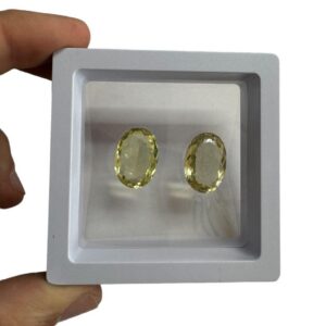 Cuarzo Limón Facetado Pack de 2 Piezas (Lote 16)