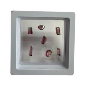 Turmalina Rosa Facetada Pack de 7 Piezas (Lote 4)