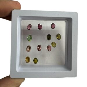 Turmalinas Mix Colores Facetadas Pack de 12 Piezas (Lote 6)