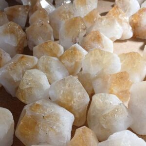 Citrino Puntas con base Cortada