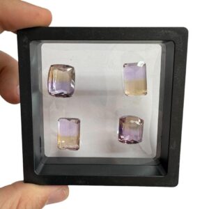 Ametrino Facetado Pack de 4 Piezas (Lote 1)