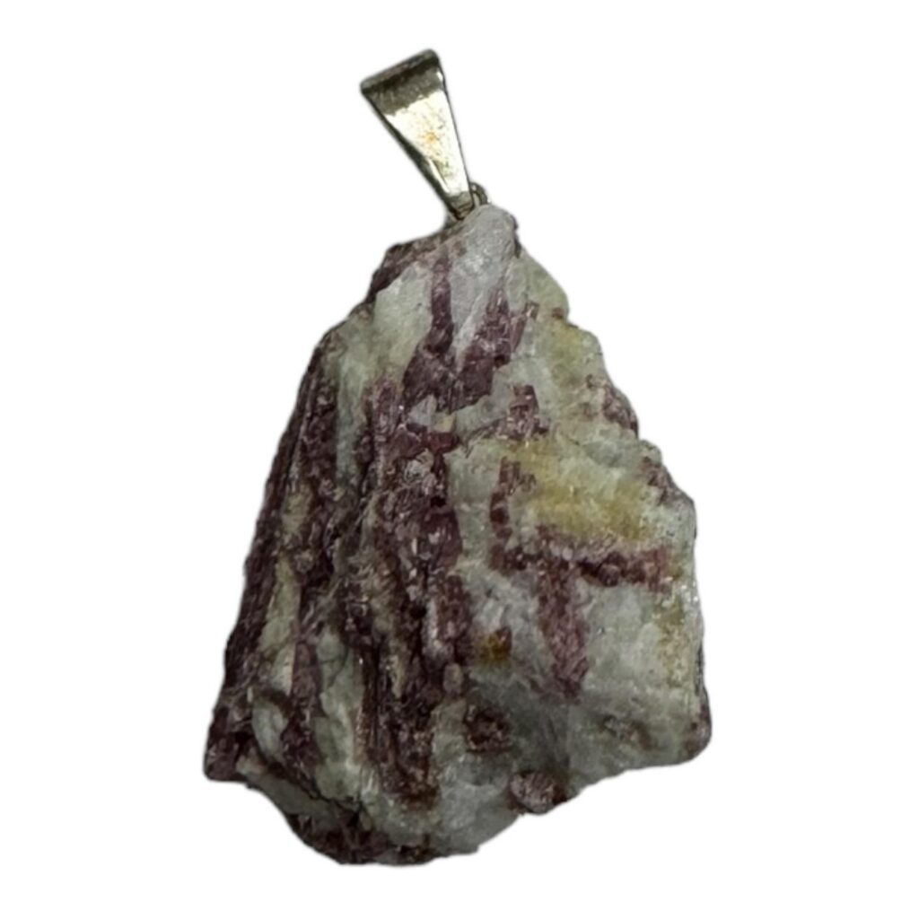 Colgante Turmalina Rosa en Bruto