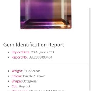 Ametrino Facetado 1 Pieza (Lote 19)