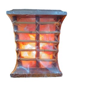 Lámpara Cesta Cuadrada Madera