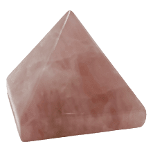 Pirámide de Cuarzo Rosa