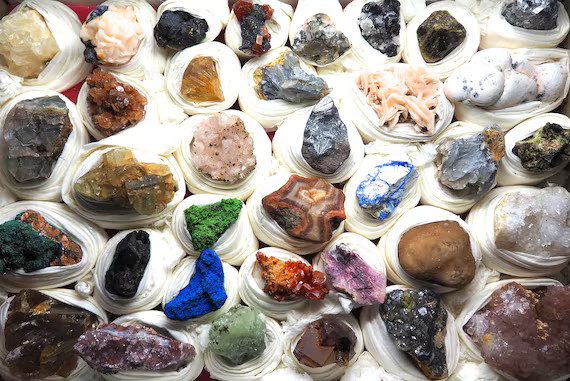 surtido minerales para tiendas