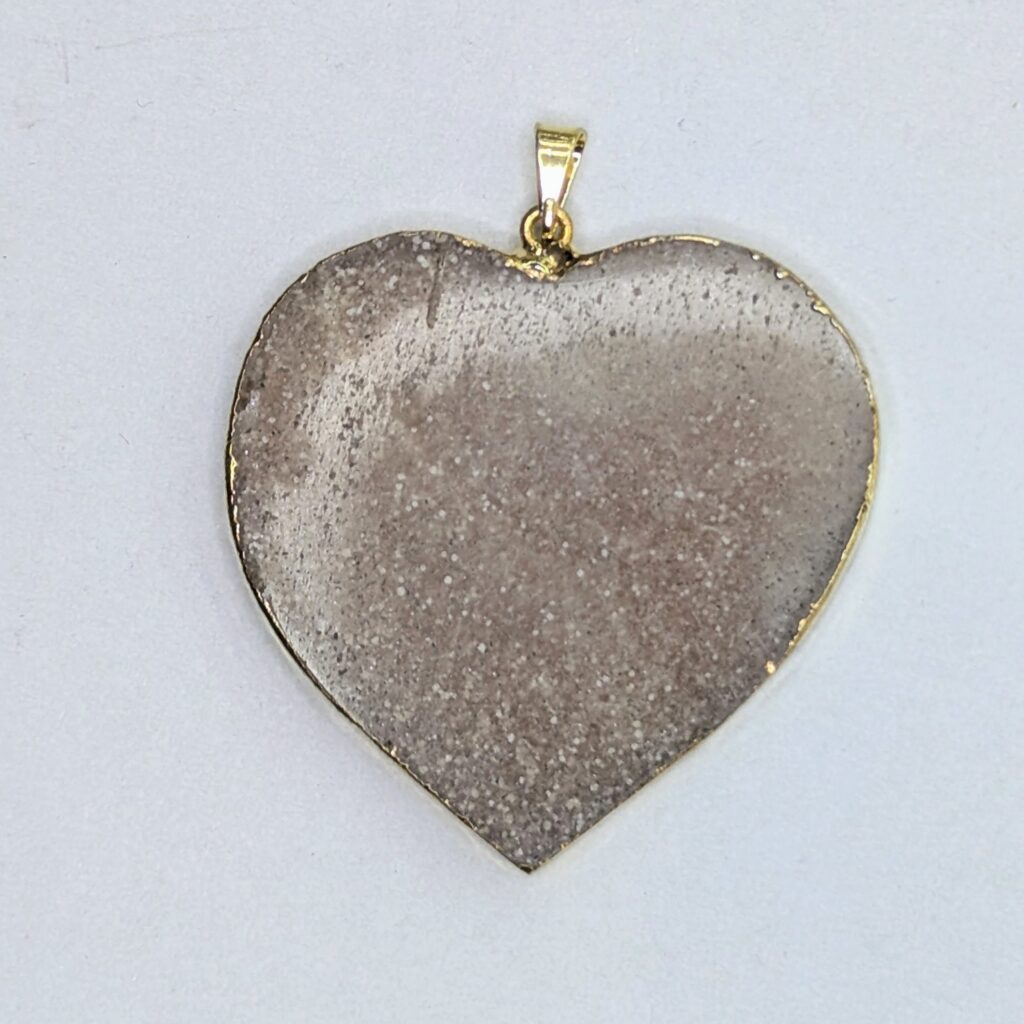 Colgante corazón de ágata