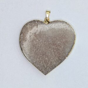 Colgante corazón de ágata